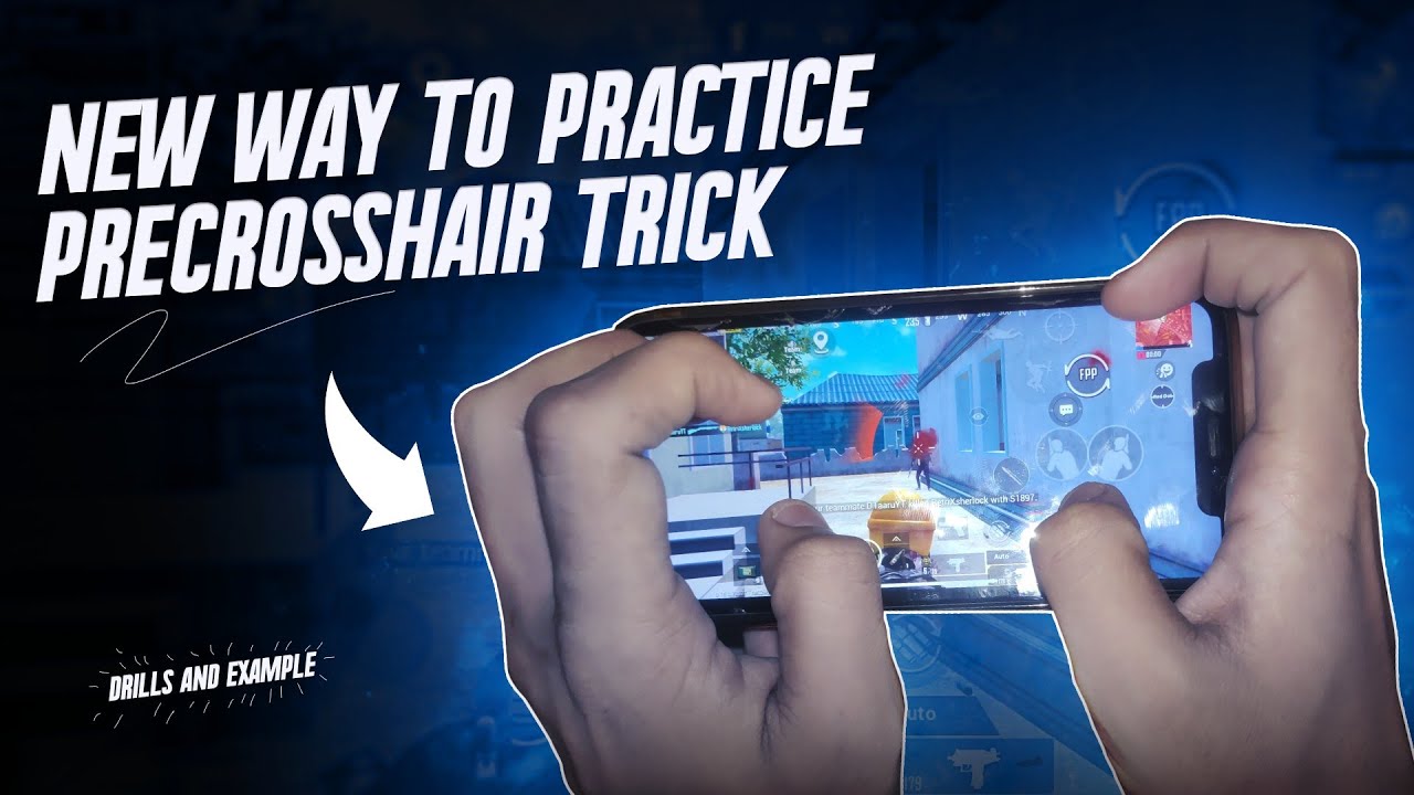 (PreCrosshair) New Close Combat Trick In PUBG Mobile | Drills, Example Etc | The Gamer Ajay