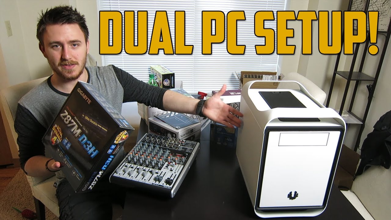 DUAL PC STREAMING SETUP! (Vlog)