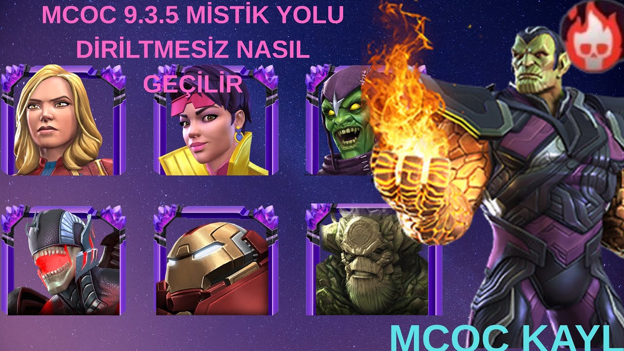 MCOC 9.3.5 MİSTİK YOLU DİRİLTMESİZ EN RAHAT NASIL GEÇİLİR 