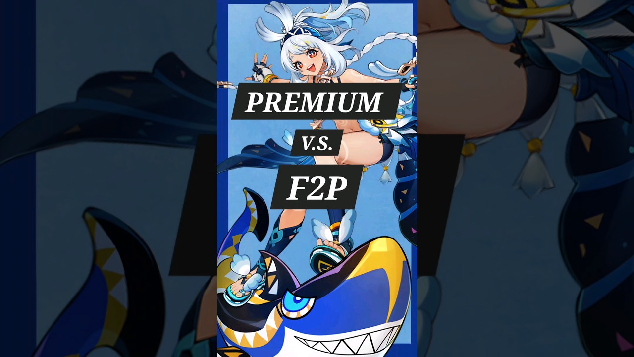 Premium Vs F2P #mualani #genshinimpact #genshin