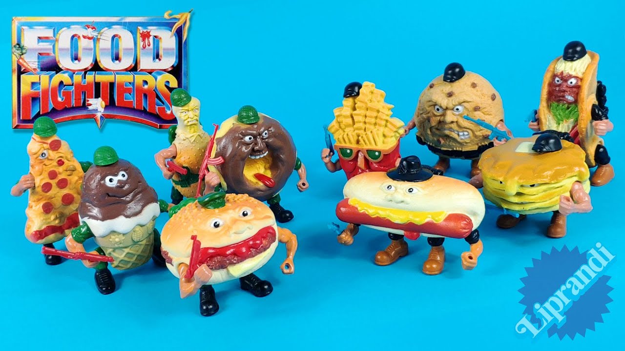 FOOD FIGHTERS - MATTEL 1988 - BACK THEN VINTAGE REVIEW
