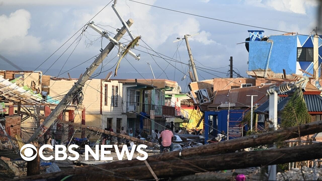 Video shows massive damage in Jamaica from Hurricane Melissa