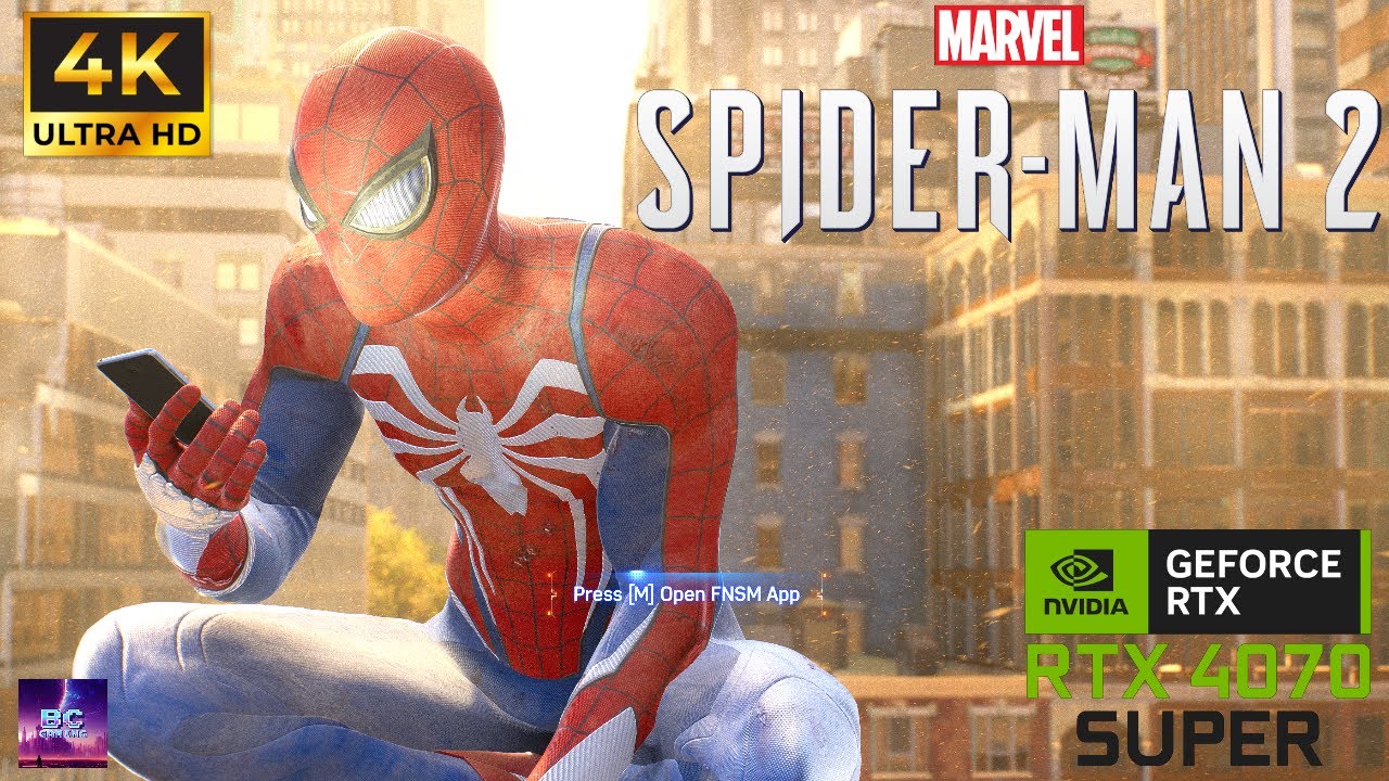 Spider-Man 2 4K Full Sandman Mission | RTX 4070 Super + Ryzen 7 7800X3D | High Settings FPS Test