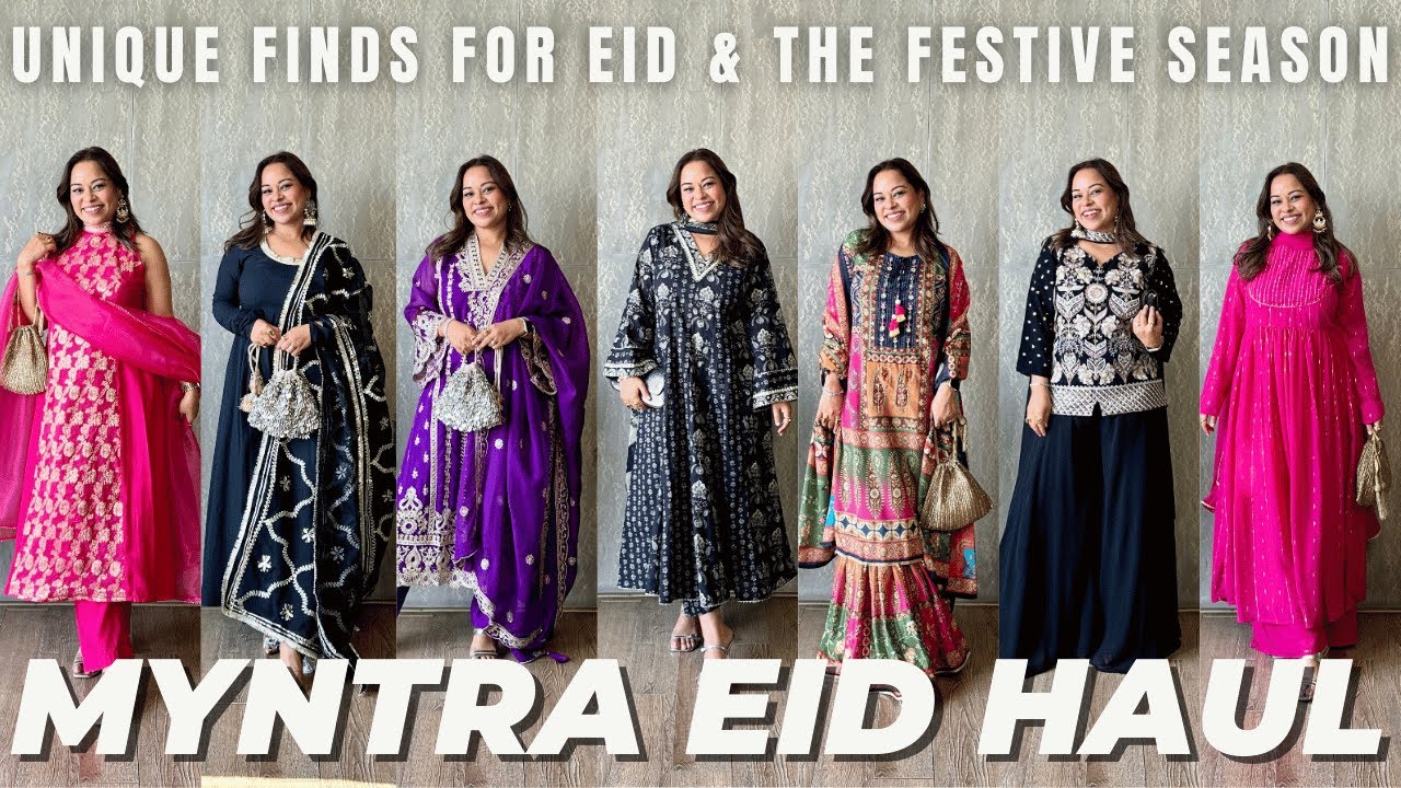 STUNNING EID LOOKS UNDER BUDGET 💫 | MYNTRA FESTIVE HAUL