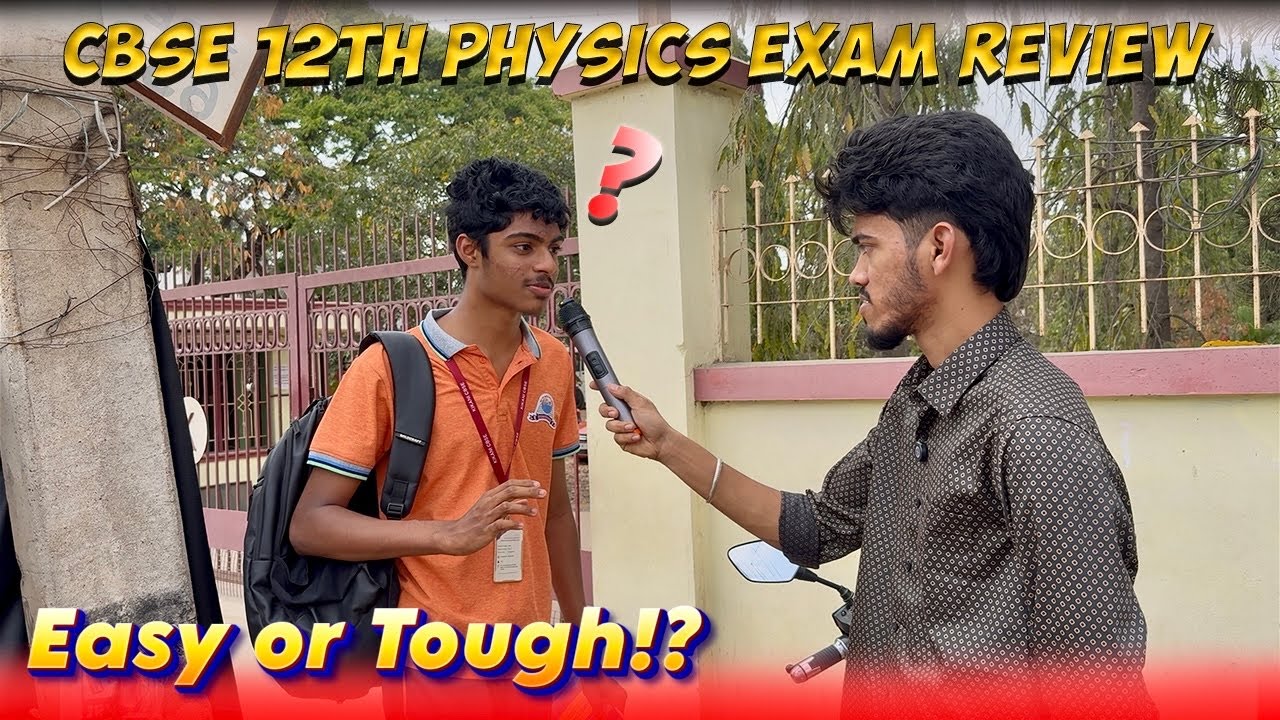 Physics exam shock ah 😳 or relief ah 😌? | 12th Physics Public Exam Review 2026 | Students Reaction