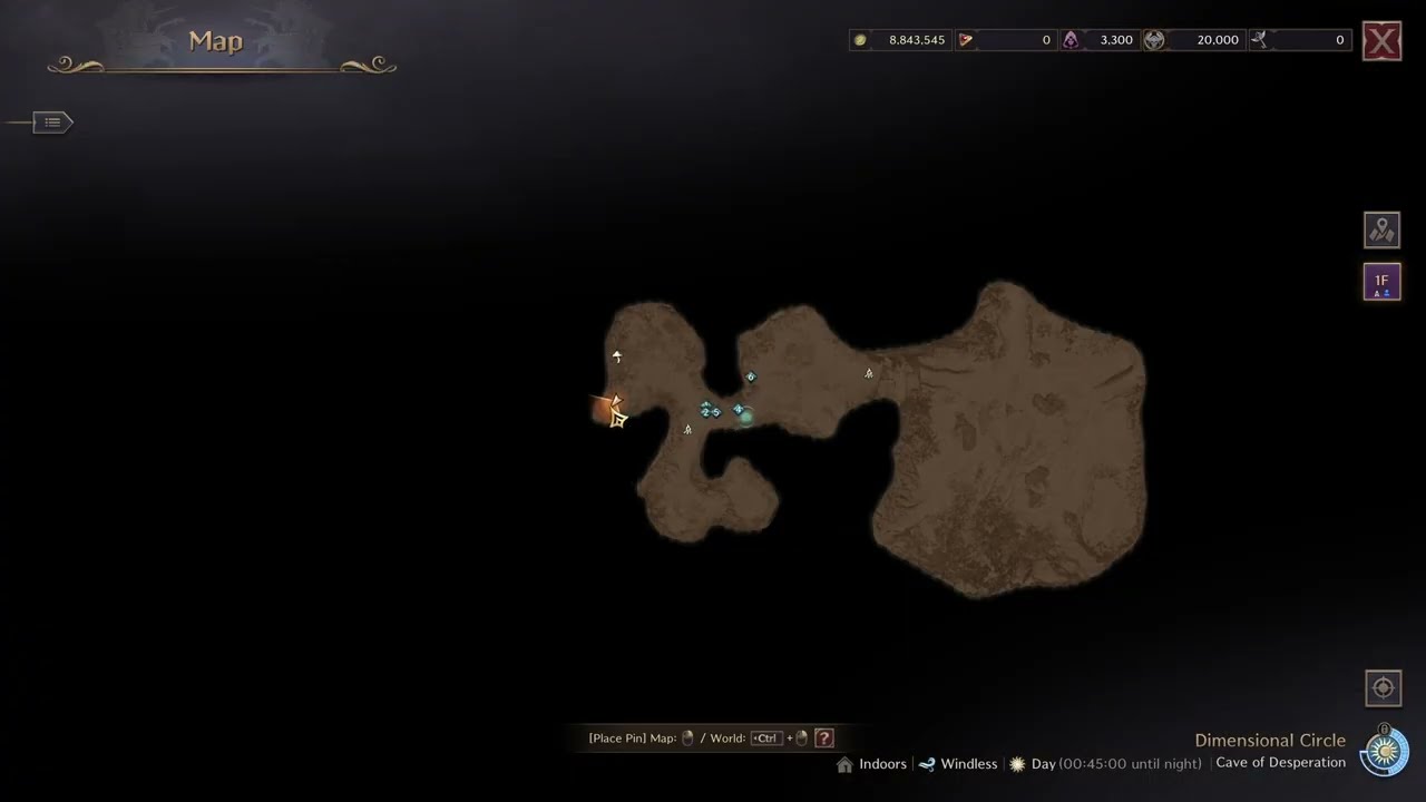 Appendix Dimensional Circle: Cave of Des, Throne and Liberty Quest