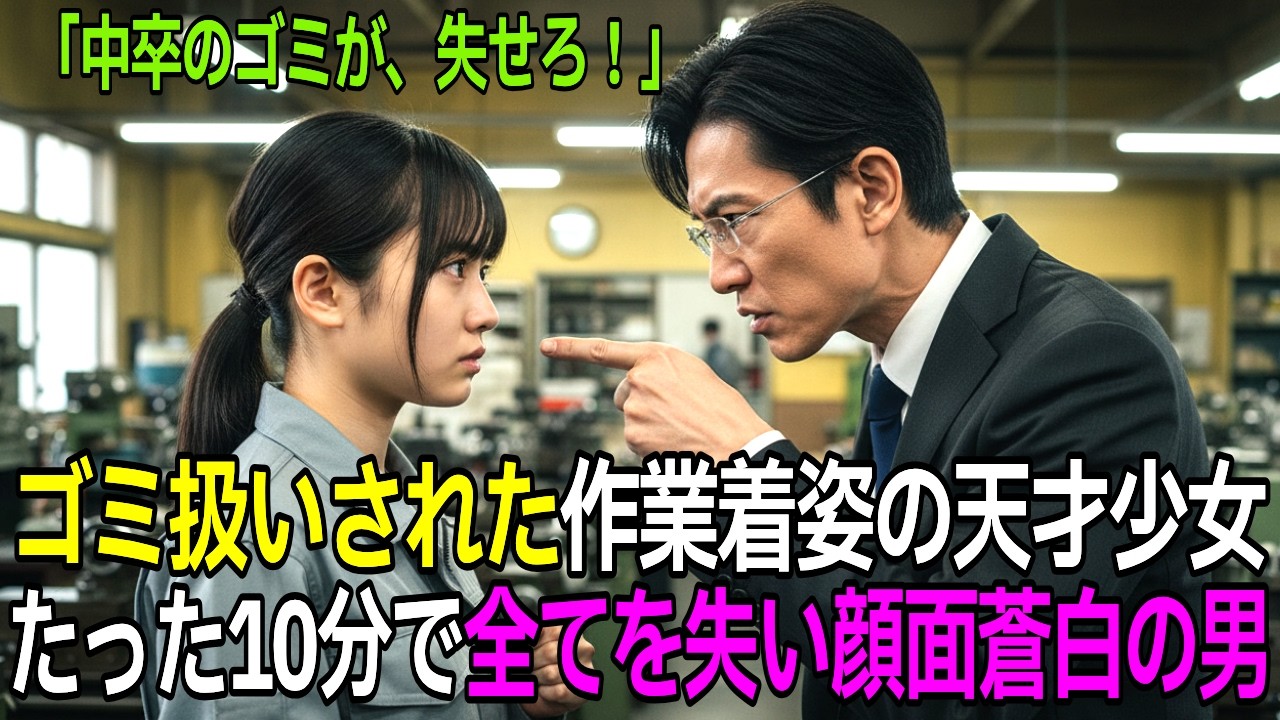 「中卒に未来はない！」IQ200の天才少女を解雇した社長。わずか10分で1兆円契約が消滅し会社倒産！絶望の末路を辿ることになった社長の末路…【感動する話】【スカッとする話】【朗読】