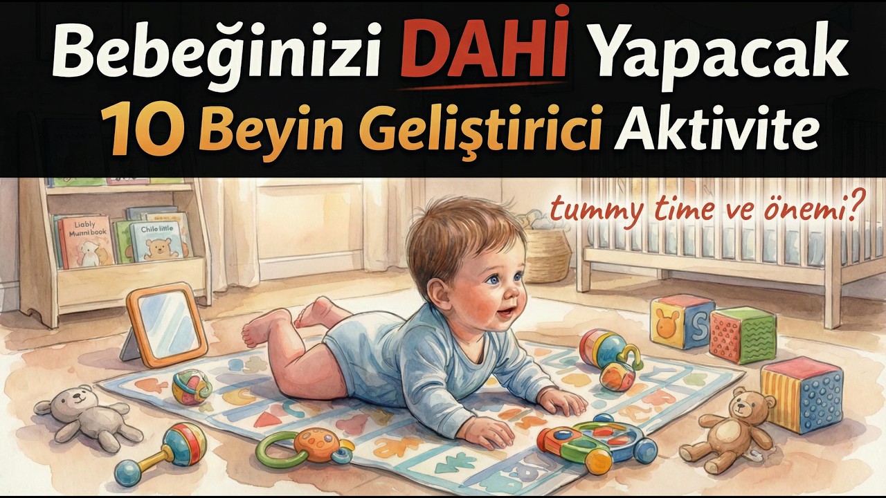 Bebeğinizi Dahi Yapacak 10 Beyin Geliştirici Aktivite.