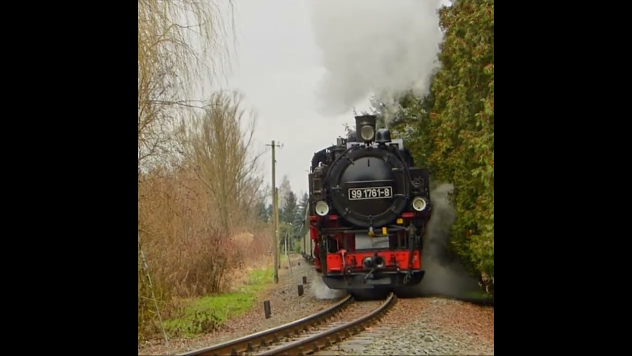 L&ouml;&szlig;nitzgrundbahn - 2 x Dampfzauber, ab 0:33 / 1:35 min - am HP 