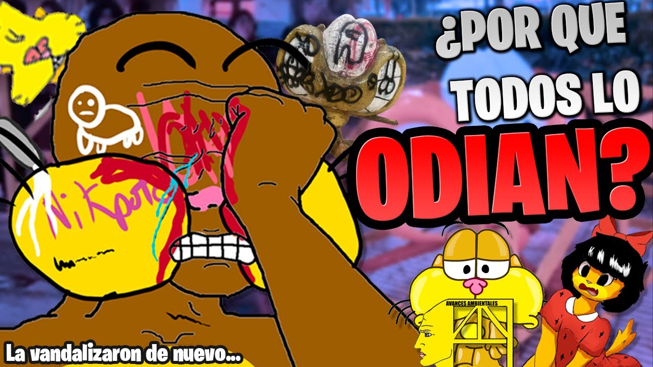 ¿POR QUE TODOS ODIAN A GATURRO? (Vandalización de la estatua de gaturro)