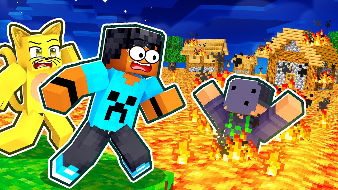 Minecraft MAS o CHÃO é LAVA