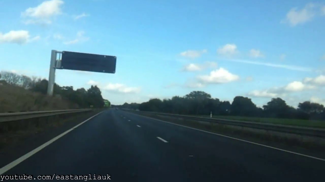 Driving into Ipswich Suffolk Part 1