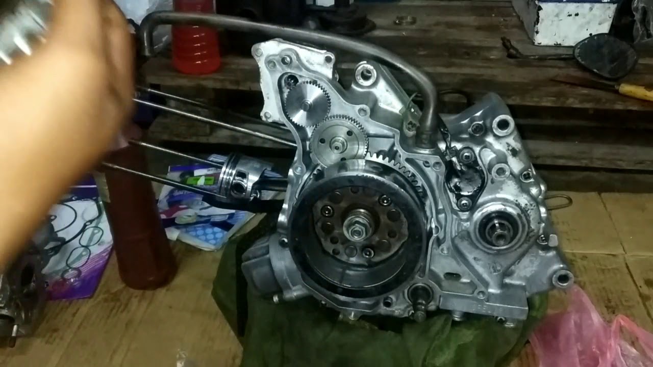Assembly enjin kriss110 || Head dan block || Part 4