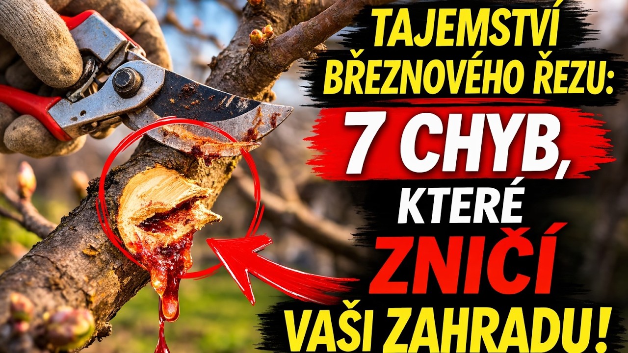 Tajemství Březnového Řezu: 7 CHYB, které ZNIČÍ vaši Zahradu (A jak je napravit!)