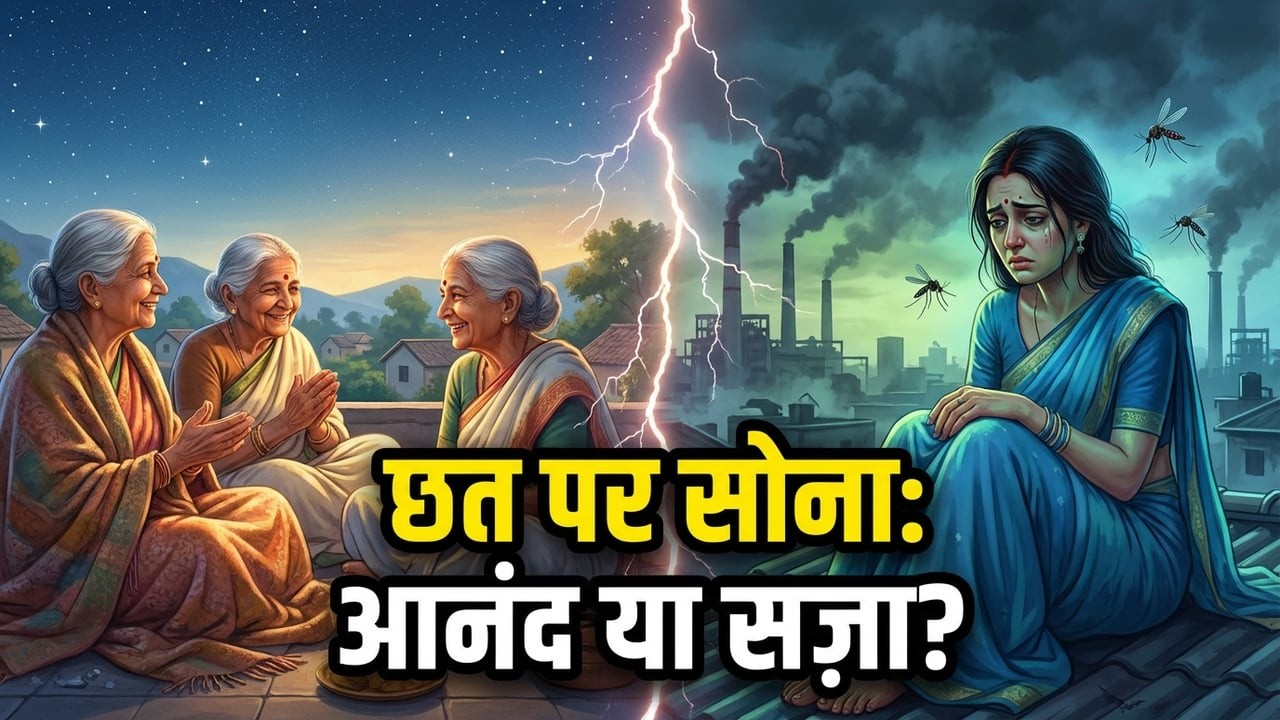 यह परंपरा खतरनाक है या जरूरी? | छत पर सोने वाला गांव |Hindi kahaniya | Hindi stories