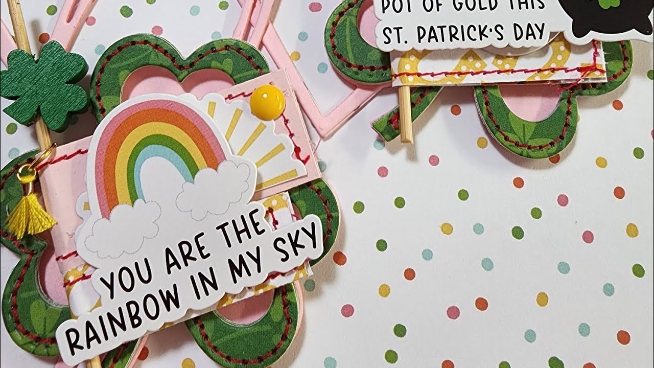 Craft With Me: St. Patrick's Day Embellishments ☘️ feat. @ScrapDiva29 