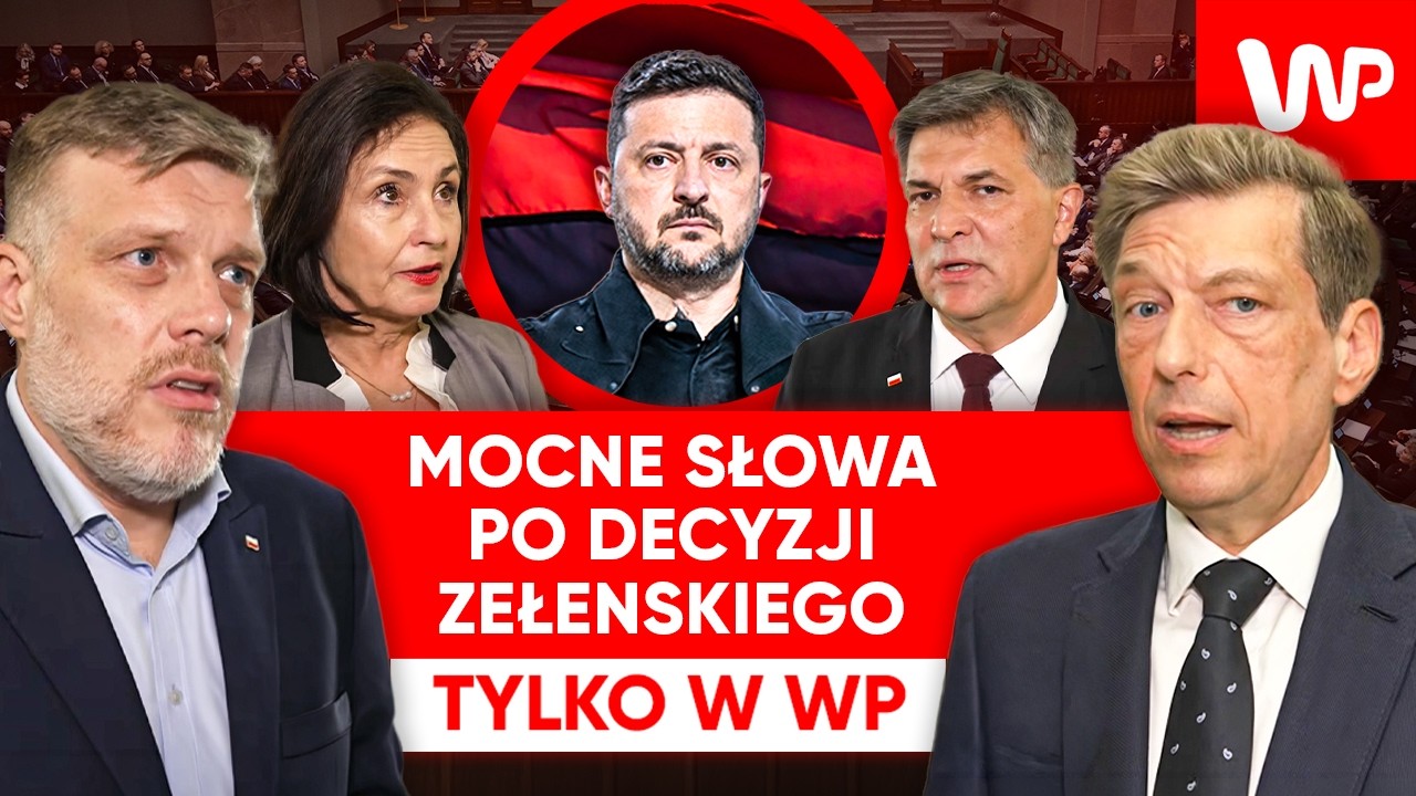 Ostre komentarze nt. decyzji Zełenskiego w Sejmie