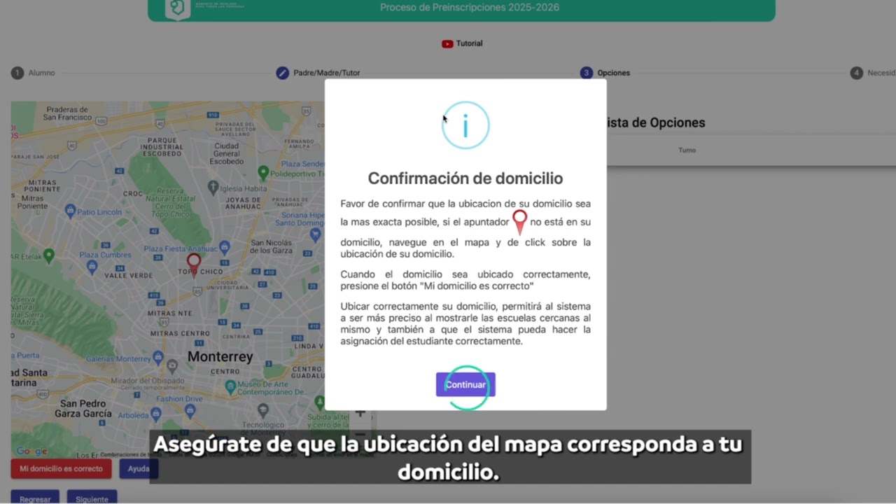 Tutorial Preinscripciones ciclo escolar 2025-2026