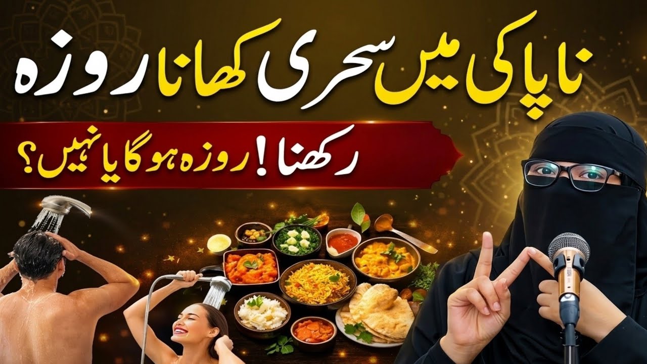 Napaki Ki Halat Ma Sehri Karna Kesa | Roza Kin Cheezo Sy Totata Ha | Rozy Ky Masil | lubna bukhari 
