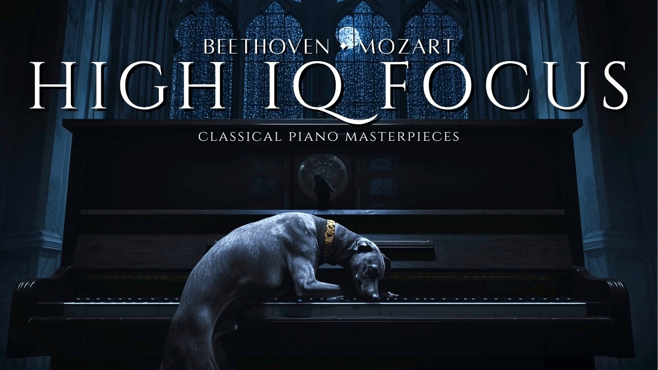 High IQ Classical Music – Beethoven & Mozart for Elite Brain Power & Studying