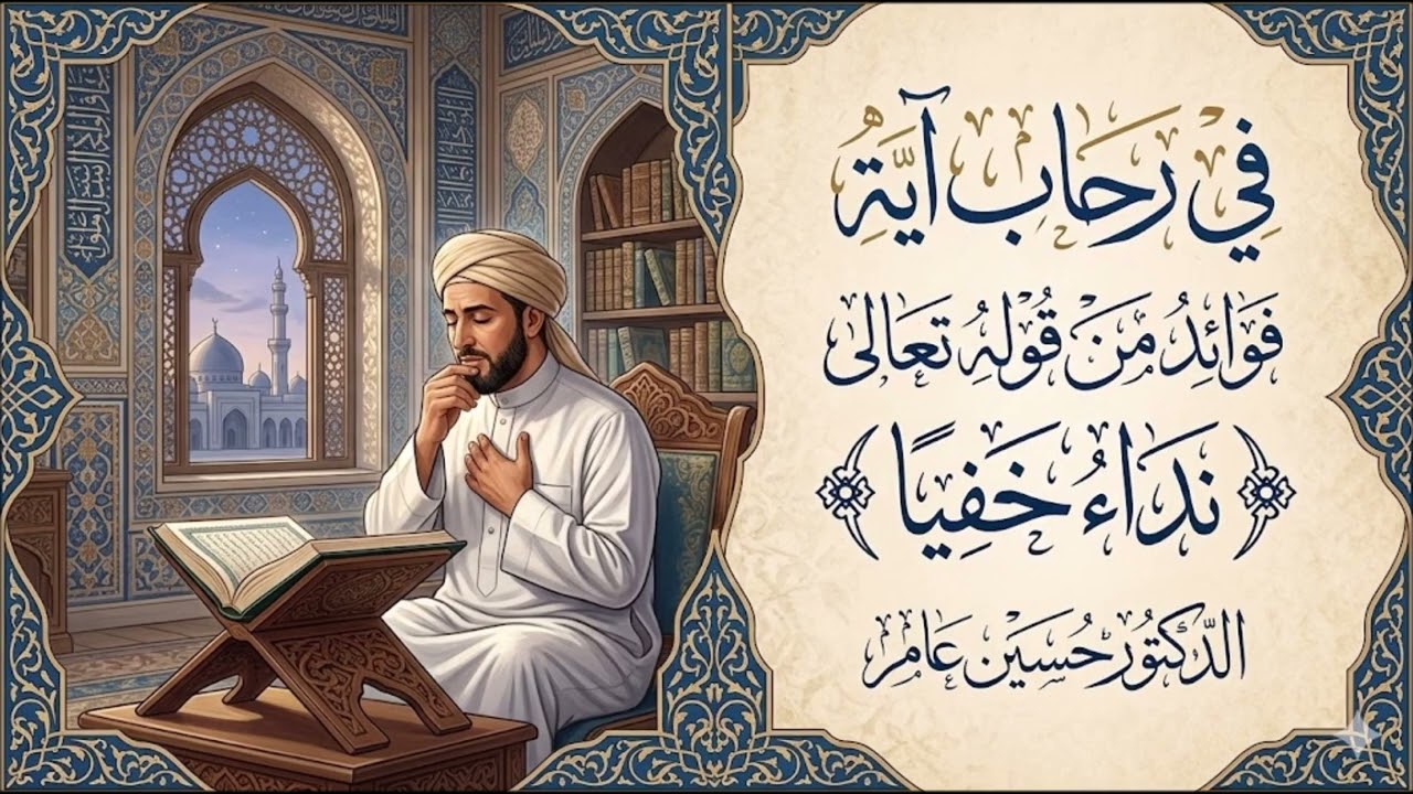فوائد من قوله تعالى (نداء خفيا )