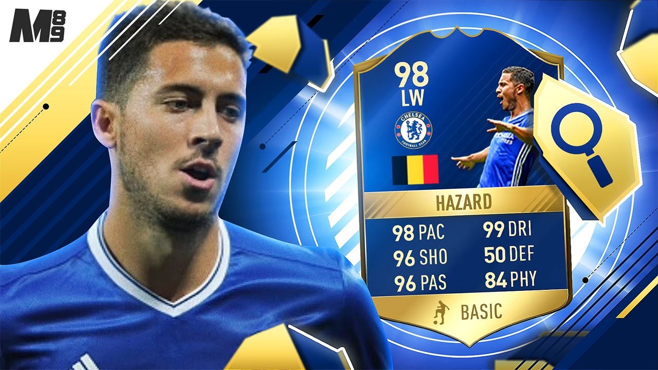 FIFA 17 TOTS HAZARD REVIEW | TOTS HAZARD 98 | FIFA 17 ULTIMATE TEAM PLAYER REVIEW
