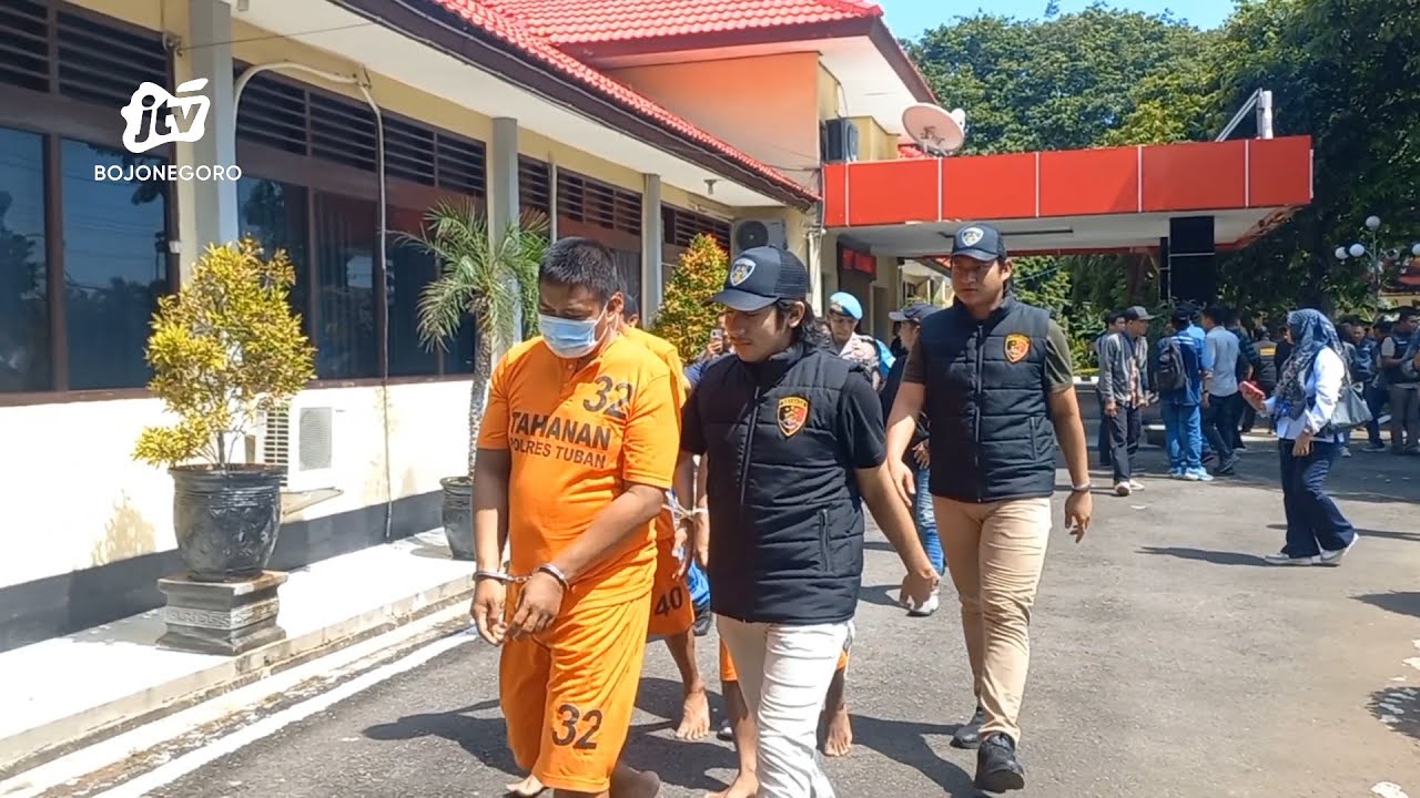 Polres Tuban Tangkap Komplotan Pencuri Gabah dan Jagung