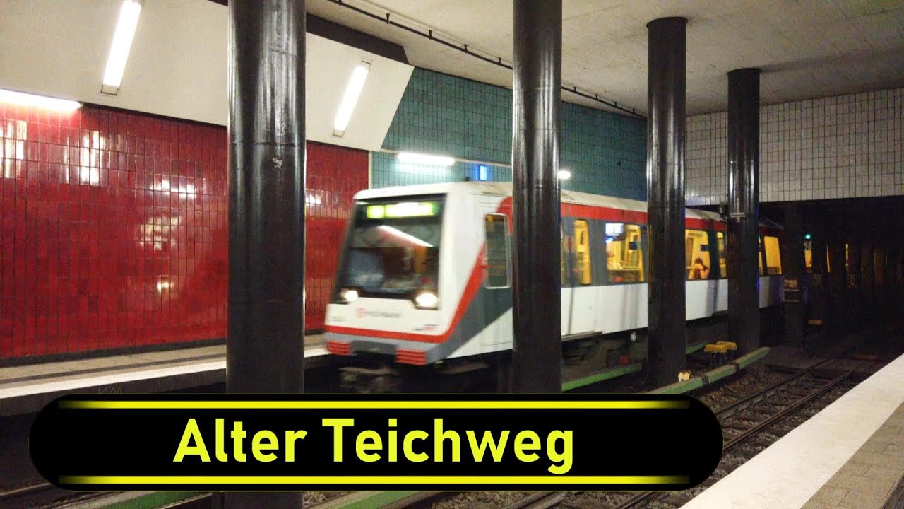 U-Bahn Station Alter Teichweg - Hamburg 🇩🇪 - Walkthrough 🚶