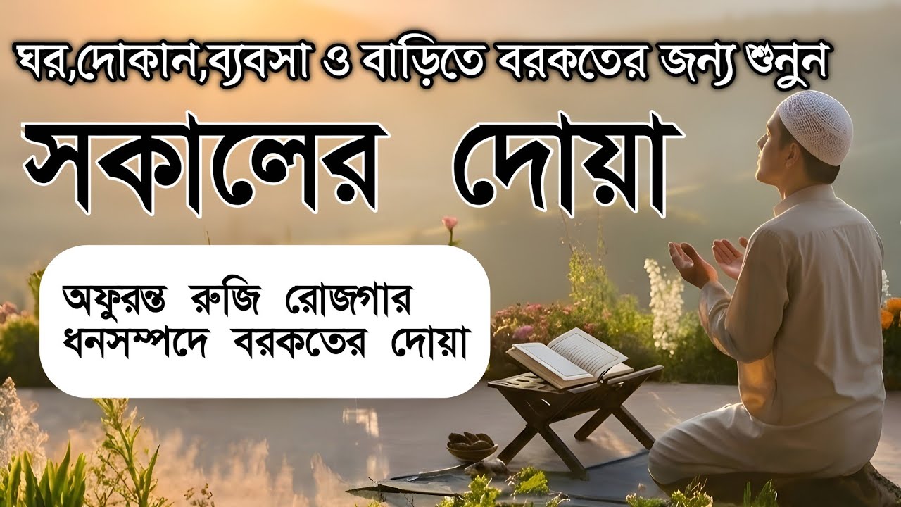 সকালটা শুরু হোক হৃদয় শীতল করা বরকতময় আয়াত দিয়ে। সকালের দোয়া ও জিকির । Morning Dua Full by Alaa Aqel