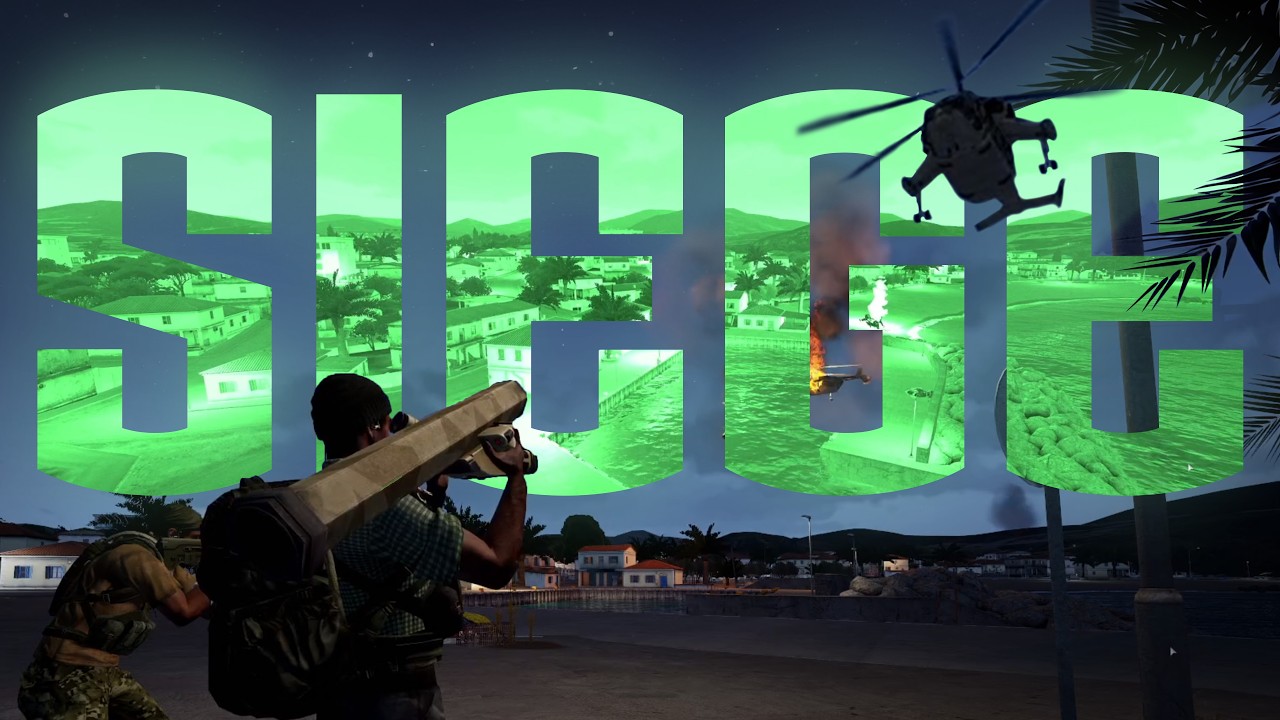 Осада Кавалы в Arma 3 Antistasi!