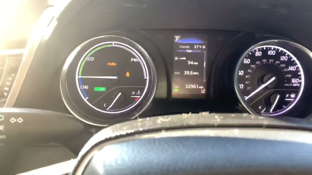 Toyota Camry Hybrid 2018 Winter Gas Mileage Review