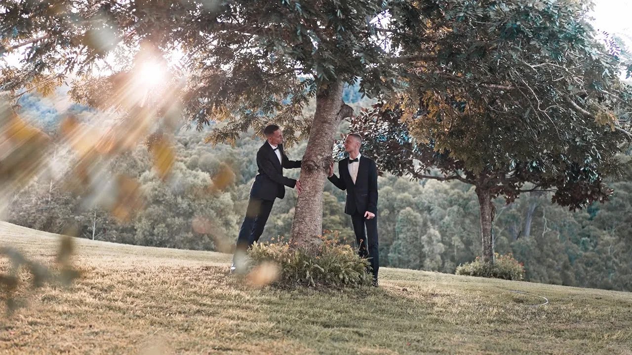 Reece & Josh Highlights Film | Wedding Videography Gold Coast Farm House | Gay Wedding LGBT+
