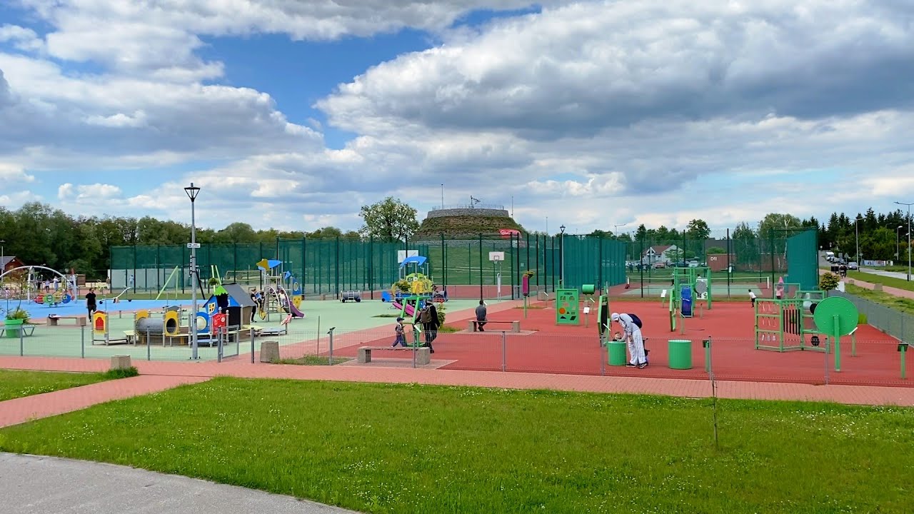 Large playground | Playground | Сhildren on the playground | Swing