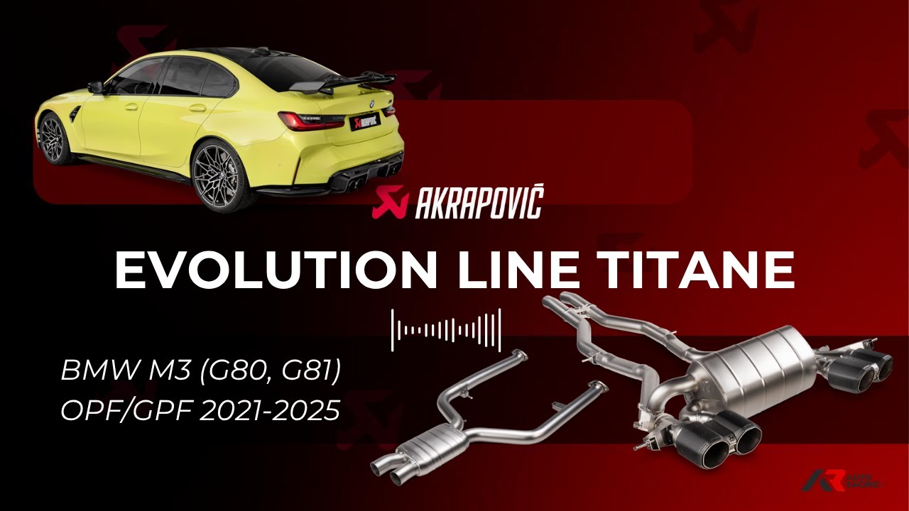 CATBACK - AKRAPOVIC - BMW M3 G80 / G81 OPF/GPF 2021-2025