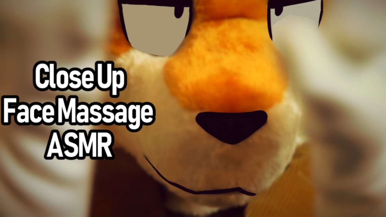 Close Up Face Massage ASMR Fursuit Furry [binaural]