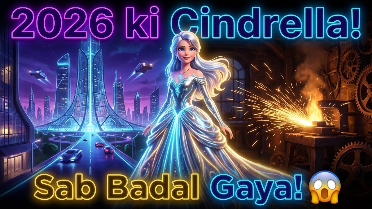 Cindrella | 2026 ki nayi kahani 😱 Is baar sab badal gaya! ✨ (सितारों वाली जादुई दास्तान)