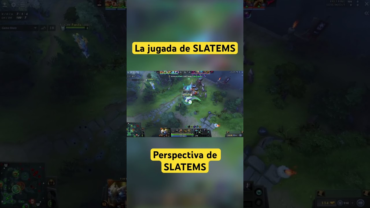 Dota 2: la jugada de SLATEMS que SORPRENDI&Oacute; a TODOS #dota2 #esports #gaming