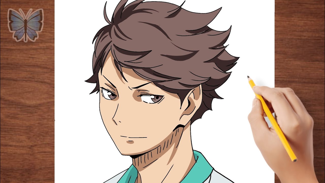 How To Draw Toru Oikawa |Step By Step |Haikyuu || How to draw anime