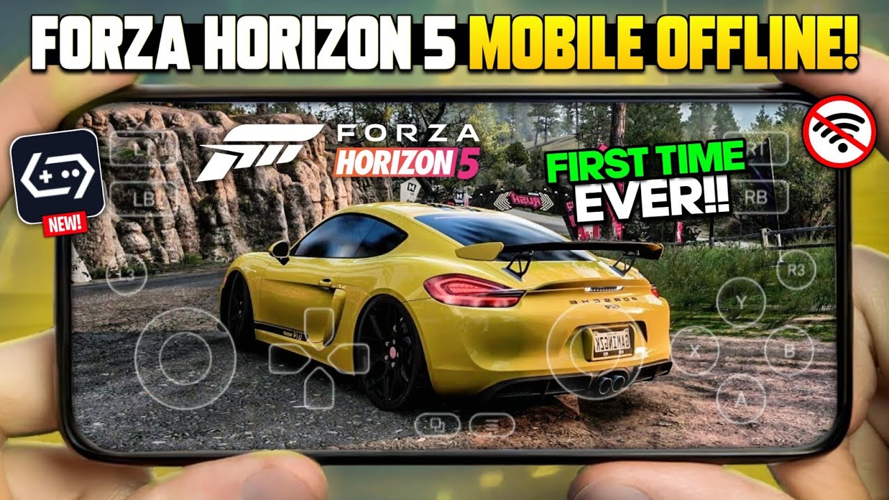 🤯 Unbelievable! Forza Horizon 5 Running on Mobile Offline! (No Cloud Gaming) - Gamehub Emulator