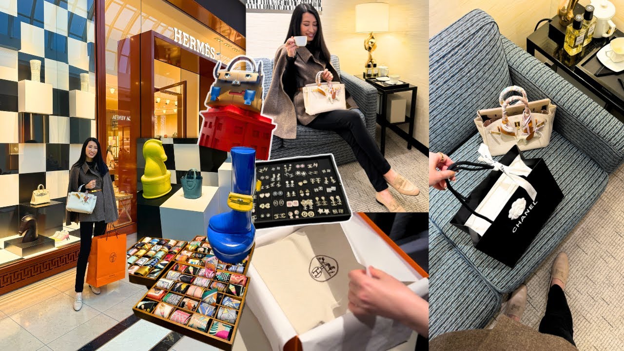 Surprising Mom With Her DREAM Hermes BIRKIN 25 😱🎉 Chanel & Hermes Shopping Vlog