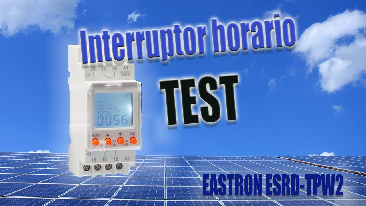 Interruptor Horario Digital Semanal de Doble Canal ESRD-TPW2