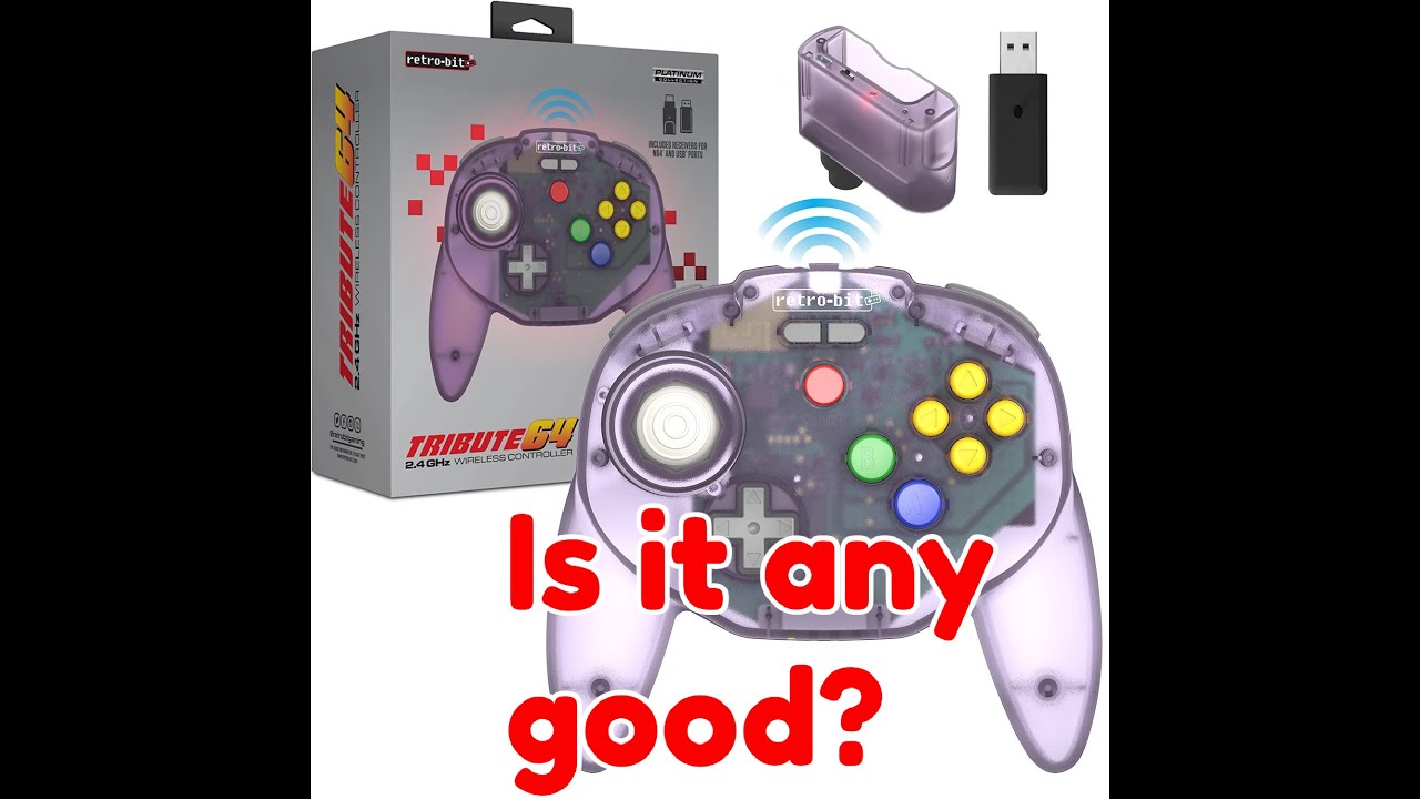 Is the Retrobit Tribute 64 Wireless Controller Any Good? - Controller Chaos