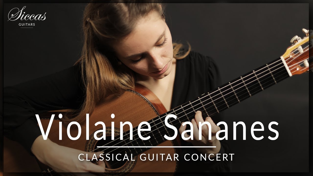Violaine Sananes - Online Guitar Concert Works by A. Barrios, Tarrega & J. S. Bach |  Siccas Guitars
