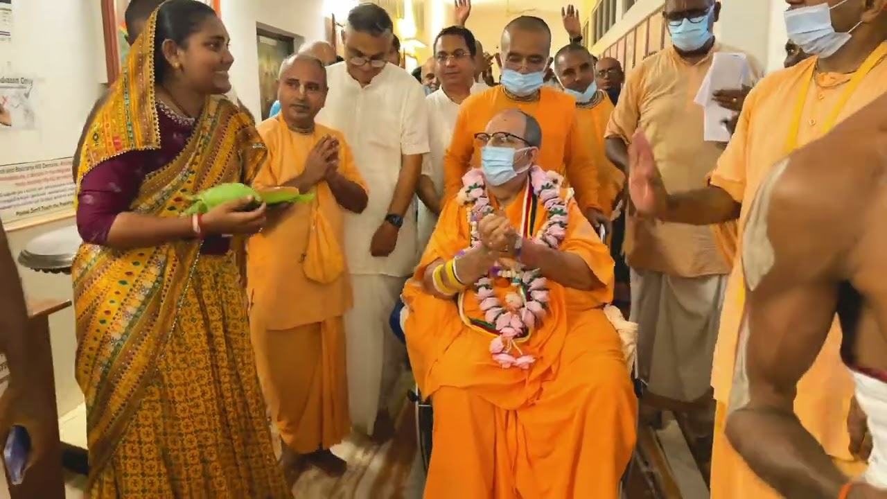 Его Святейшество Дж.П.С. встретился с ИСККОН Ченнаи Пуджари✨