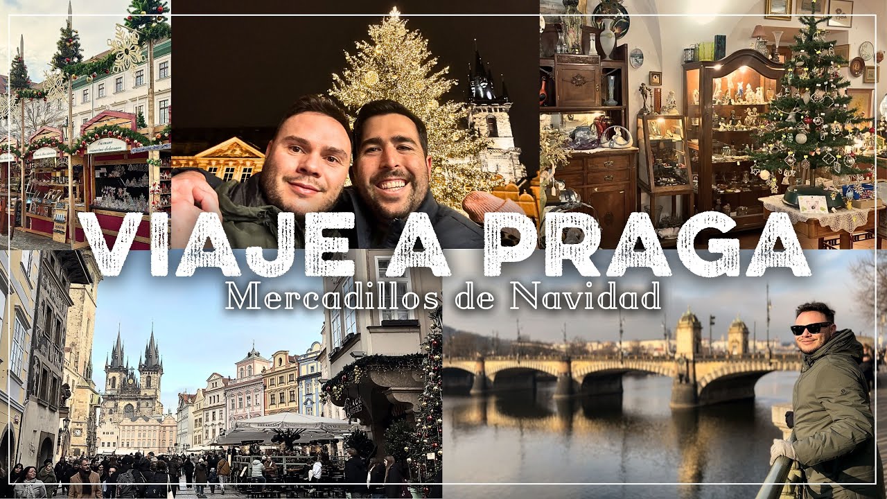NAVIDAD en PRAGA 🎄 Visitamos TODOS los MERCADILLOS NAVIDEÑOS 😍 Qué de Deco 😱 Cultura, gastronomía 👌🏼