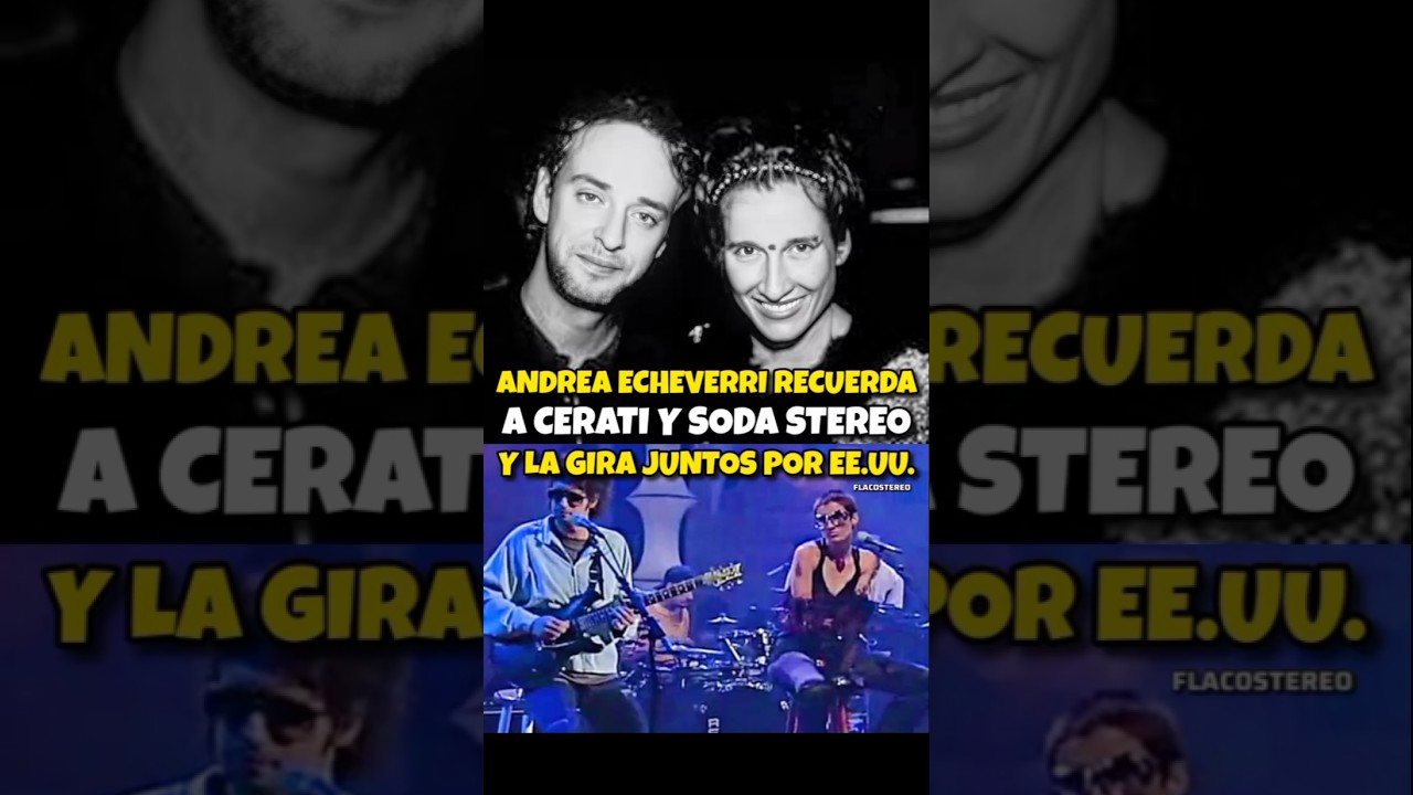 Andrea Echeverri recuerda a Cerati, su amor plat&oacute;nico - #shorts #aterciopelados #sodastereo