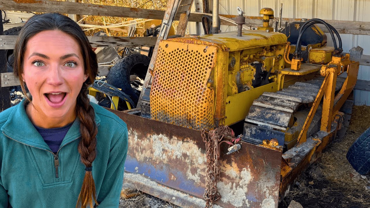 Will It Start? Barn Find Caterpillar Bulldozer with LOW HOURS