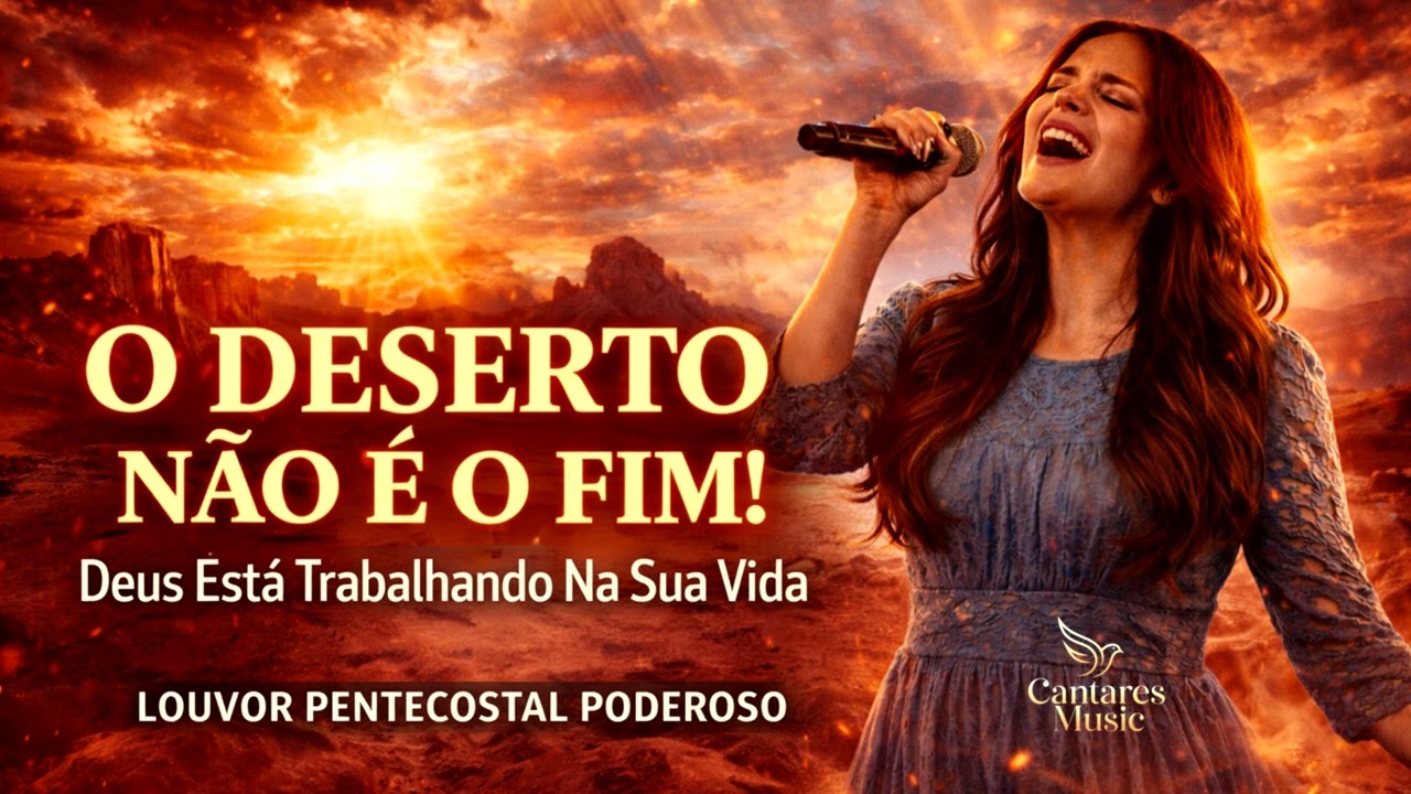 QUEM PASSA PELO DESERTO VAI VIVER O MILAGRE! – LOUVOR PROFÉTICO - IVETE SANTORINI - O DESERTO