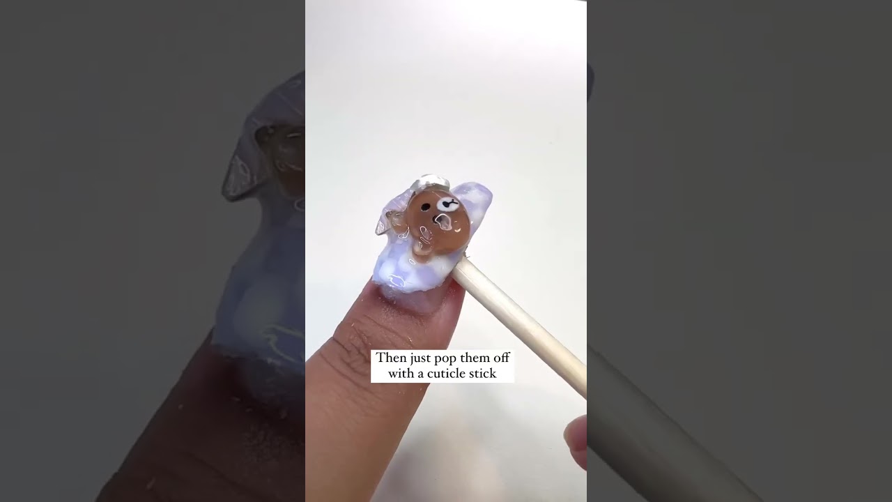 start with a fresh set 🧸✨🪩peel-off base gel is a must 