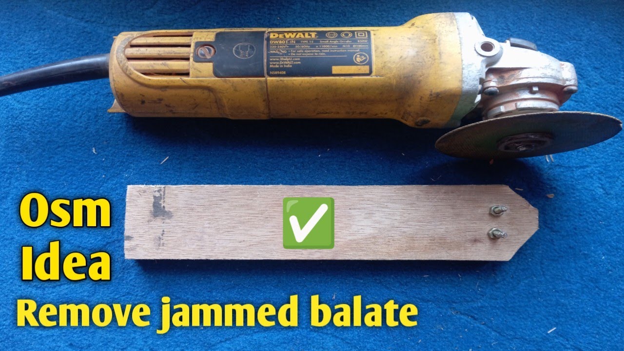 Osm idea to remove the blade| How to remove jammed blade ||